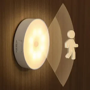 motion sensor light for home with usb charging wireless self adhesive led body